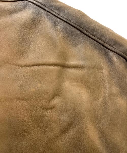 JUVENTUS（ユヴェントス）JUVENTUS (ユヴェントス) レザージャケット ブラウン サイズ:Ｌの古着・服飾アイテム