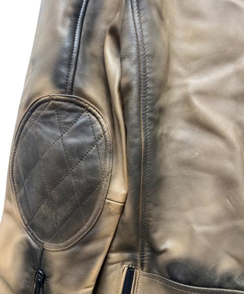 JUVENTUS（ユヴェントス）JUVENTUS (ユヴェントス) レザージャケット ブラウン サイズ:Ｌの古着・服飾アイテム