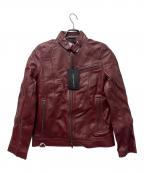 Liugoo Leathersリューグーレザーズ）の古着「レザージャケット」｜レッド