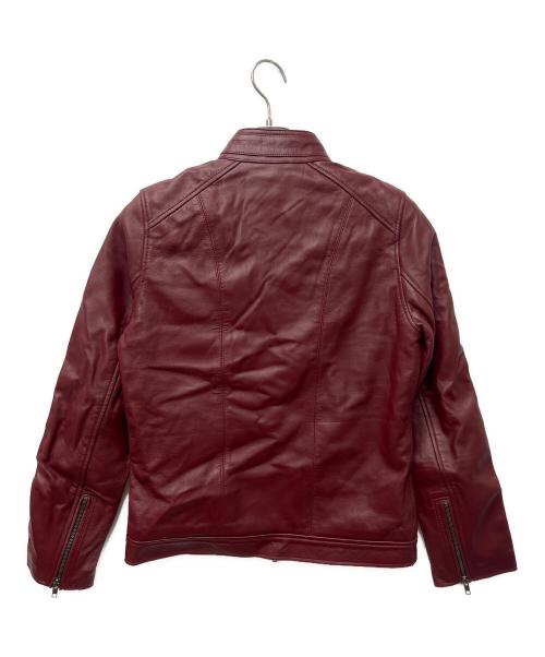 Liugoo Leathers（リューグーレザーズ）Liugoo Leathers (リューグーレザーズ) レザージャケット レッド サイズ:Ｍの古着・服飾アイテム
