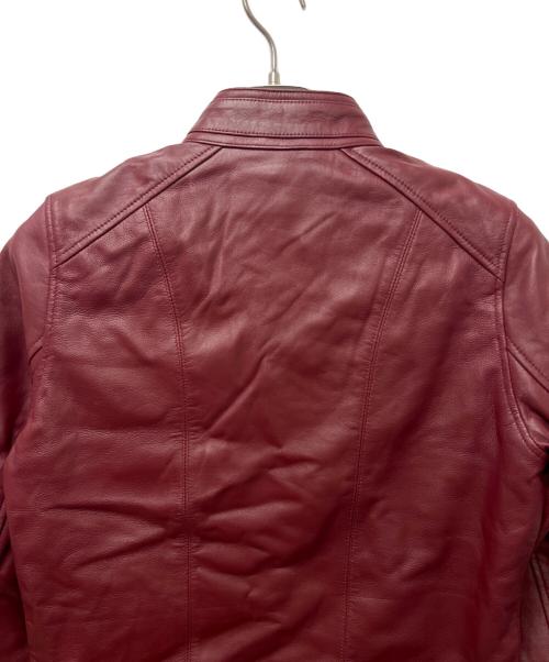 Liugoo Leathers（リューグーレザーズ）Liugoo Leathers (リューグーレザーズ) レザージャケット レッド サイズ:Ｍの古着・服飾アイテム