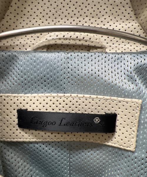 Liugoo Leathers（リューグーレザーズ）Liugoo Leathers (リューグーレザーズ) レザージャケット ベージュ サイズ:Ｍの古着・服飾アイテム
