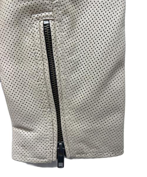 Liugoo Leathers（リューグーレザーズ）Liugoo Leathers (リューグーレザーズ) レザージャケット ベージュ サイズ:Ｍの古着・服飾アイテム