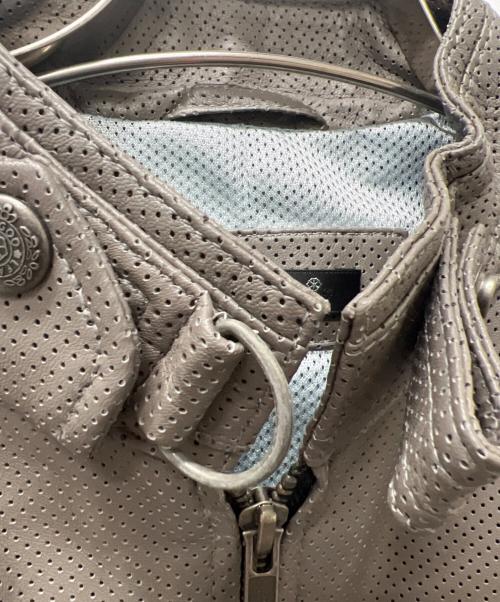 Liugoo Leathers（リューグーレザーズ）Liugoo Leathers (リューグーレザーズ) レザージャケット ベージュ サイズ:Ｍの古着・服飾アイテム