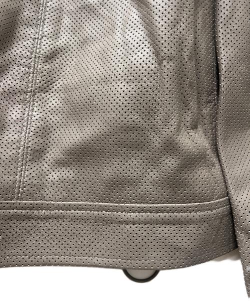 Liugoo Leathers（リューグーレザーズ）Liugoo Leathers (リューグーレザーズ) レザージャケット ベージュ サイズ:Ｍの古着・服飾アイテム