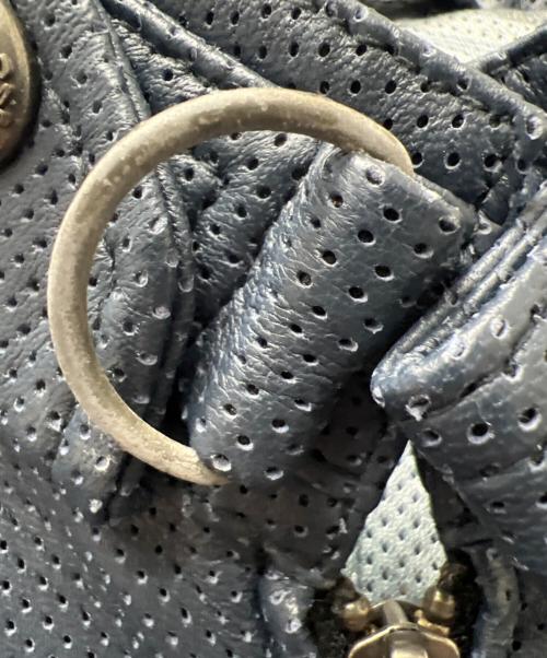 Liugoo Leathers（リューグーレザーズ）Liugoo Leathers (リューグーレザーズ) レザージャケット ブルー サイズ:Ｍの古着・服飾アイテム