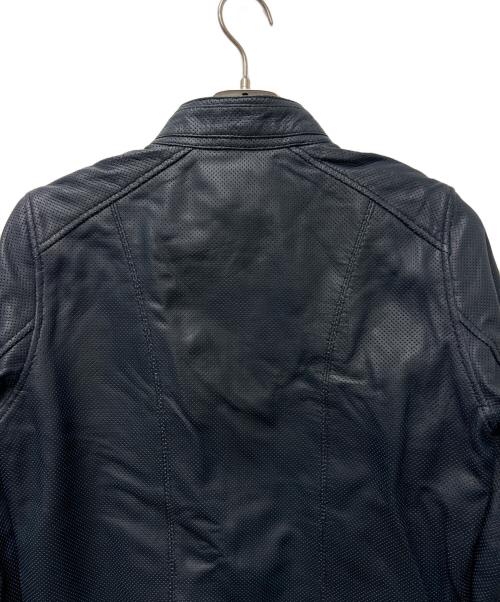Liugoo Leathers（リューグーレザーズ）Liugoo Leathers (リューグーレザーズ) レザージャケット ブルー サイズ:Ｍの古着・服飾アイテム
