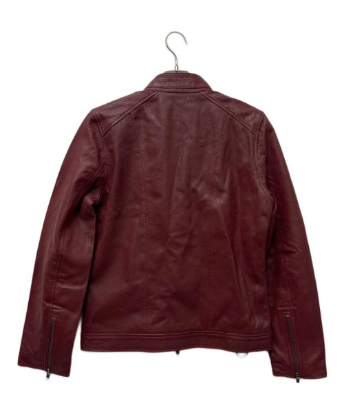 Liugoo Leathers（リューグーレザーズ）Liugoo Leathers (リューグーレザーズ) レザージャケット レッド サイズ:Ｍの古着・服飾アイテム