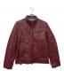 Liugoo Leathers（リューグーレザーズ）の古着「レザージャケット」｜レッド