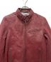 Liugoo Leathers (リューグーレザーズ) レザージャケット レッド サイズ:Ｍ：6000円