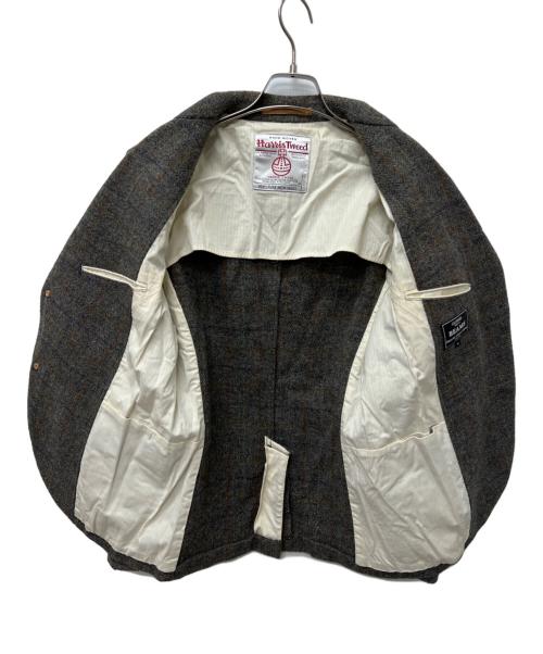 Harris Tweed（ハリスツイード）Harris Tweed (ハリスツイード) BEAMS (ビームス) ツイードジャケット グレー サイズ:Ｍの古着・服飾アイテム