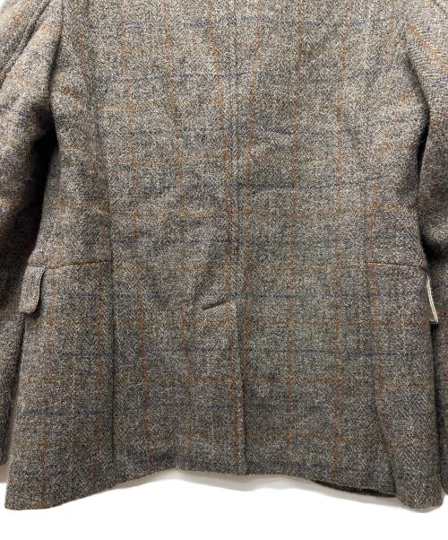 Harris Tweed（ハリスツイード）Harris Tweed (ハリスツイード) BEAMS (ビームス) ツイードジャケット グレー サイズ:Ｍの古着・服飾アイテム