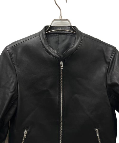 LIDnM（リドム）LIDnM (リドム) シングルライダースジャケット ブラック サイズ:Ｍの古着・服飾アイテム