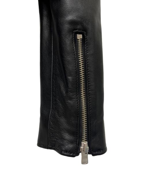 LIDnM（リドム）LIDnM (リドム) シングルライダースジャケット ブラック サイズ:Ｍの古着・服飾アイテム