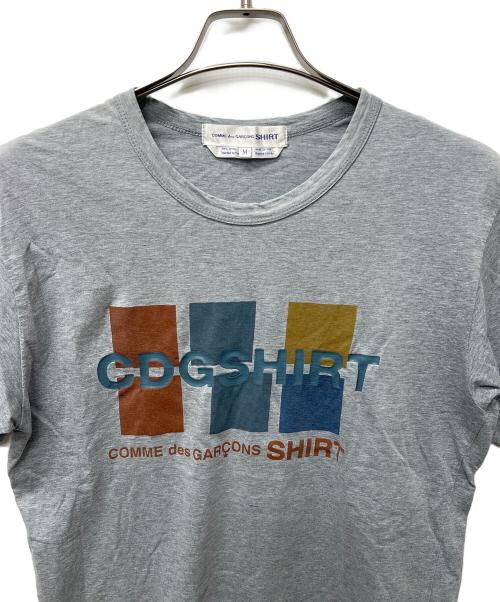 COMME des GARCONS SHIRT（コムデギャルソンシャツ）COMME des GARCONS SHIRT (コムデギャルソンシャツ) 半袖Tシャツ グレー サイズ:Ｍの古着・服飾アイテム