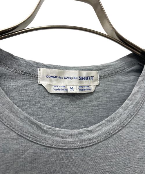 COMME des GARCONS SHIRT（コムデギャルソンシャツ）COMME des GARCONS SHIRT (コムデギャルソンシャツ) 半袖Tシャツ グレー サイズ:Ｍの古着・服飾アイテム