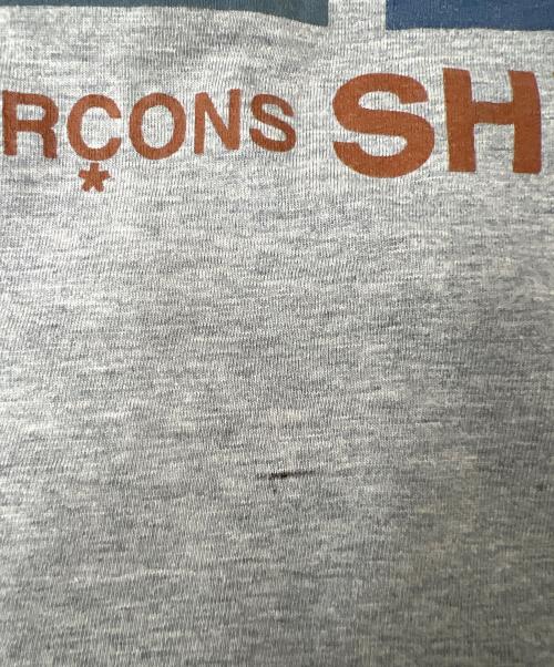 COMME des GARCONS SHIRT（コムデギャルソンシャツ）COMME des GARCONS SHIRT (コムデギャルソンシャツ) 半袖Tシャツ グレー サイズ:Ｍの古着・服飾アイテム