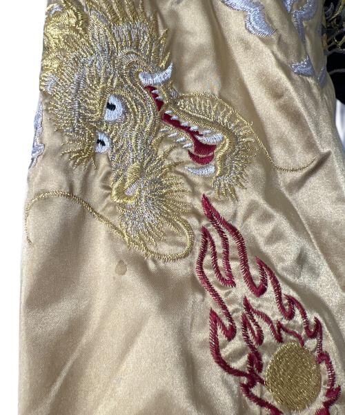 hoshihime（ホシヒメ）hoshihime (ホシヒメ) スカジャン ブラック×ゴールド サイズ:FREEの古着・服飾アイテム