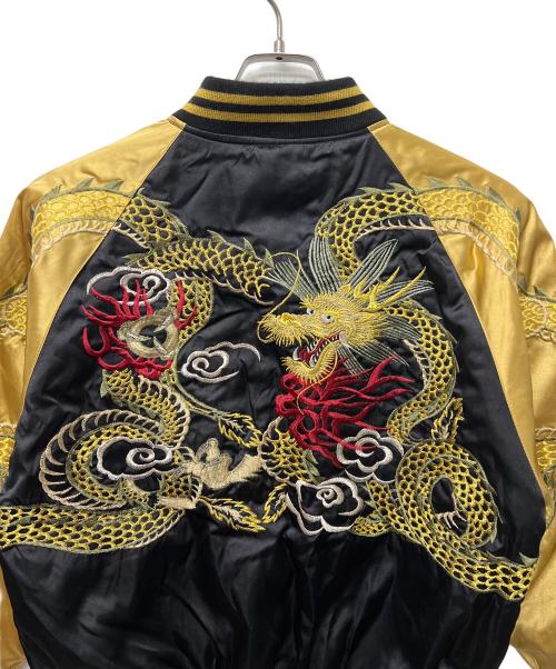 hoshihime（ホシヒメ）hoshihime (ホシヒメ) スカジャン ブラック×ゴールド サイズ:FREEの古着・服飾アイテム