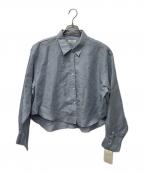 IENAイエナ）の古着「ラミーリヨセルショートシャツ」｜ブルー