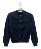 PLAY COMME des GARCONSプレイコムデギャルソン）の古着「薄手カーディガン」｜ブラック