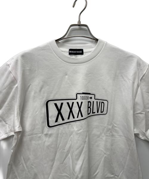 GOD SELECTION XXX（ゴッドセレクショントリプルエックス）GOD SELECTION XXX (ゴッドセレクショントリプルエックス) Tシャツ ホワイト サイズ:Ｍ 未使用品の古着・服飾アイテム