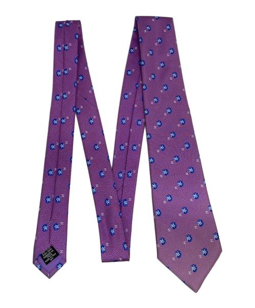 CHANEL（シャネル）CHANEL (シャネル) ネクタイ パープル サイズ:FREEの古着・服飾アイテム