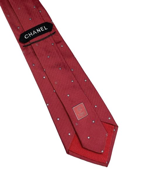 CHANEL（シャネル）CHANEL (シャネル) ネクタイ レッド サイズ:FREEの古着・服飾アイテム