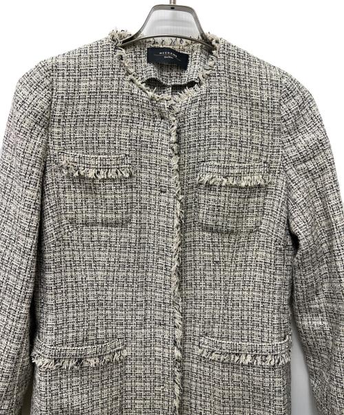 WEEKEND Max Mara（ウィークエンド マックスマーラ）WEEKEND Max Mara (ウィークエンド マックスマーラ) ツイードコート グレー サイズ:４２の古着・服飾アイテム