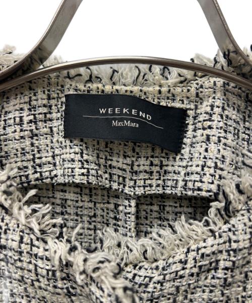 WEEKEND Max Mara（ウィークエンド マックスマーラ）WEEKEND Max Mara (ウィークエンド マックスマーラ) ツイードコート グレー サイズ:４２の古着・服飾アイテム