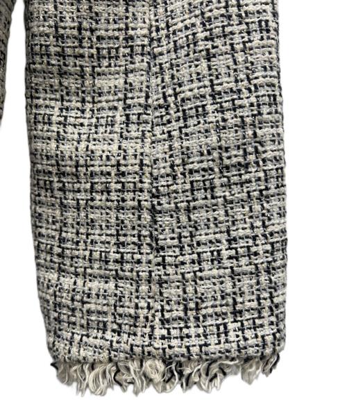 WEEKEND Max Mara（ウィークエンド マックスマーラ）WEEKEND Max Mara (ウィークエンド マックスマーラ) ツイードコート グレー サイズ:４２の古着・服飾アイテム