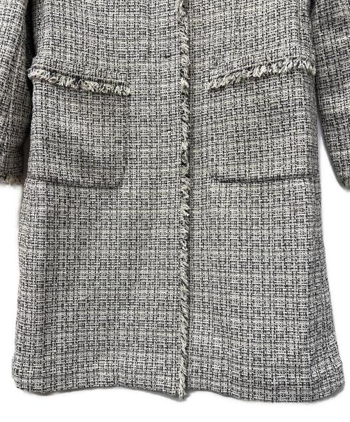 WEEKEND Max Mara（ウィークエンド マックスマーラ）WEEKEND Max Mara (ウィークエンド マックスマーラ) ツイードコート グレー サイズ:４２の古着・服飾アイテム