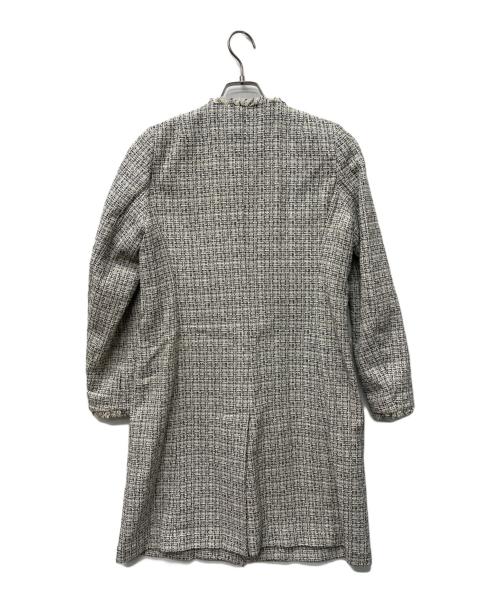 WEEKEND Max Mara（ウィークエンド マックスマーラ）WEEKEND Max Mara (ウィークエンド マックスマーラ) ツイードコート グレー サイズ:４２の古着・服飾アイテム