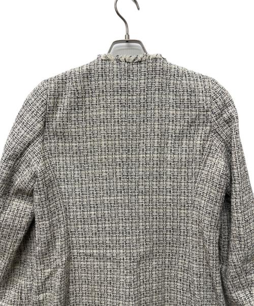 WEEKEND Max Mara（ウィークエンド マックスマーラ）WEEKEND Max Mara (ウィークエンド マックスマーラ) ツイードコート グレー サイズ:４２の古着・服飾アイテム