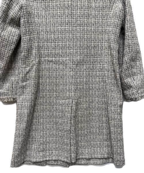 WEEKEND Max Mara（ウィークエンド マックスマーラ）WEEKEND Max Mara (ウィークエンド マックスマーラ) ツイードコート グレー サイズ:４２の古着・服飾アイテム