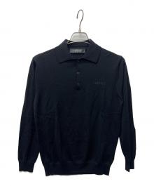 VERSACE（ヴェルサーチェ）の古着「薄手ニット」｜ブラック
