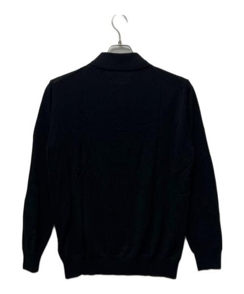 VERSACE（ヴェルサーチェ）VERSACE (ヴェルサーチェ) 薄手ニット ブラック サイズ:４６の古着・服飾アイテム