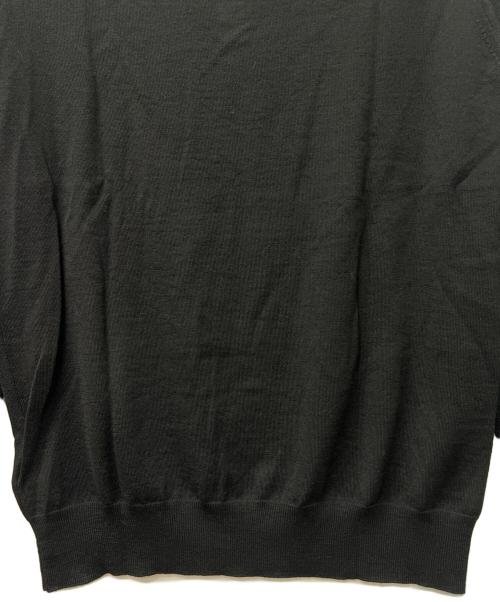 VERSACE（ヴェルサーチェ）VERSACE (ヴェルサーチェ) 薄手ニット ブラック サイズ:４６の古着・服飾アイテム