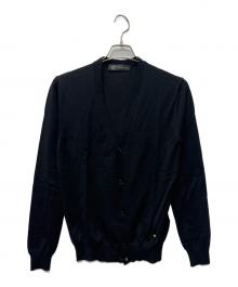 VERSACE（ヴェルサーチェ）の古着「薄手カーディガン」｜ブラック