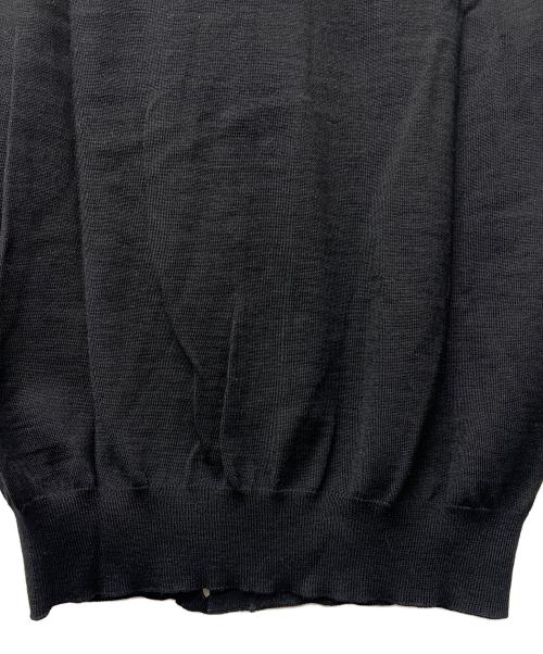 VERSACE（ヴェルサーチェ）VERSACE (ヴェルサーチェ) 薄手カーディガン ブラック サイズ:４４の古着・服飾アイテム