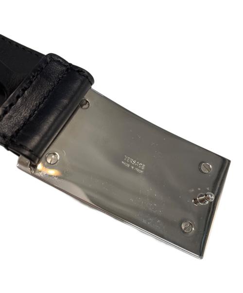 VERSACE（ヴェルサーチェ）VERSACE (ヴェルサーチェ) ベルト ブラック サイズ:80/32の古着・服飾アイテム