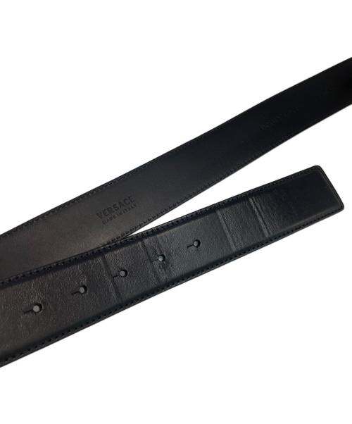 VERSACE（ヴェルサーチェ）VERSACE (ヴェルサーチェ) ベルト ブラック サイズ:80/32の古着・服飾アイテム