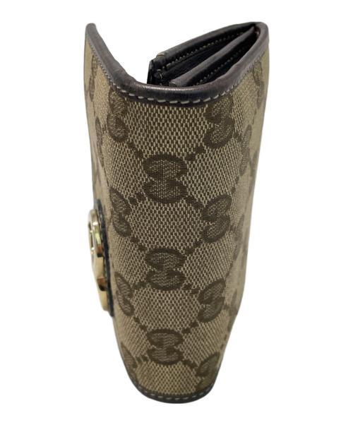 GUCCI（グッチ）GUCCI (グッチ) カードケース ブラウン サイズ:-の古着・服飾アイテム