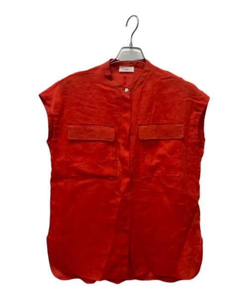 IENA（イエナ）IENA (イエナ) ノースリーブラミーシャツ オレンジ サイズ:FREEの古着・服飾アイテム