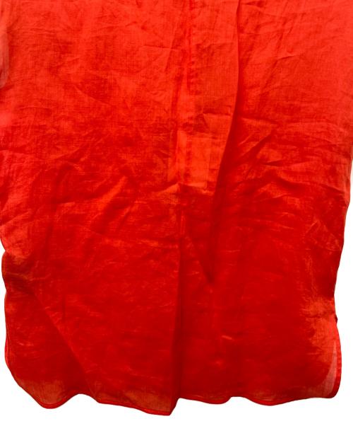 IENA（イエナ）IENA (イエナ) ノースリーブラミーシャツ オレンジ サイズ:FREEの古着・服飾アイテム
