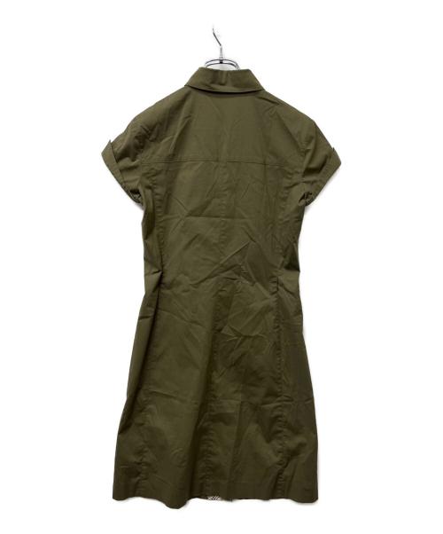 BURBERRY BLUE LABEL（バーバリー ブルー レーベル）BURBERRY BLUE LABEL (バーバリー ブルー レーベル) 半袖ワンピース カーキ サイズ:３８の古着・服飾アイテム