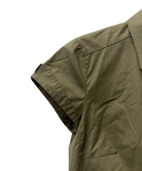 BURBERRY BLUE LABEL（バーバリー ブルー レーベル）BURBERRY BLUE LABEL (バーバリー ブルー レーベル) 半袖ワンピース カーキ サイズ:３８の古着・服飾アイテム