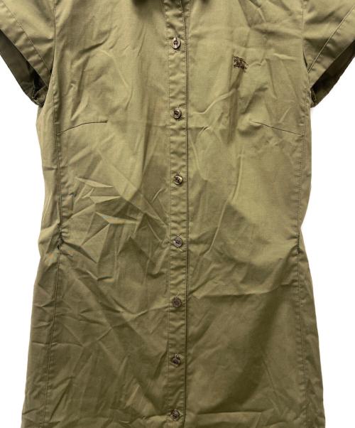 BURBERRY BLUE LABEL（バーバリー ブルー レーベル）BURBERRY BLUE LABEL (バーバリー ブルー レーベル) 半袖ワンピース カーキ サイズ:３８の古着・服飾アイテム