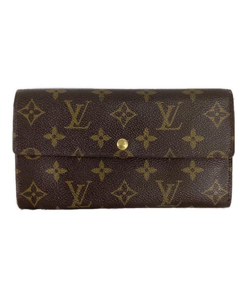 LOUIS VUITTON（ルイ ヴィトン）LOUIS VUITTON (ルイ ヴィトン) 長財布 ブラウンの古着・服飾アイテム