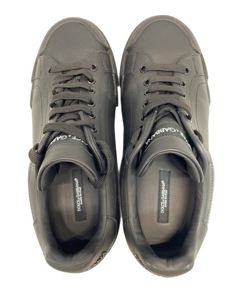 DOLCE & GABBANA（ドルチェ＆ガッバーナ）DOLCE & GABBANA (ドルチェ＆ガッバーナ) スニーカー ブラック サイズ:6の古着・服飾アイテム